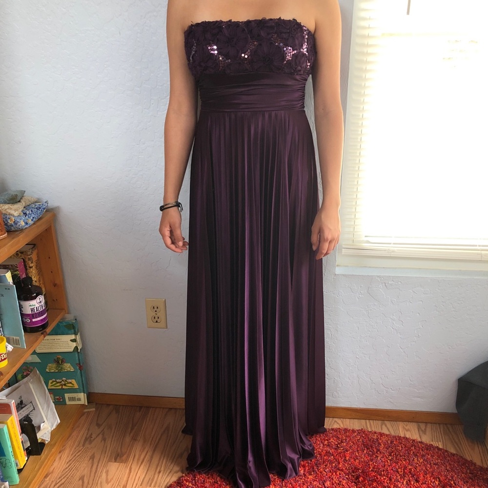 Gorgeous Deep Purple Prom Dress